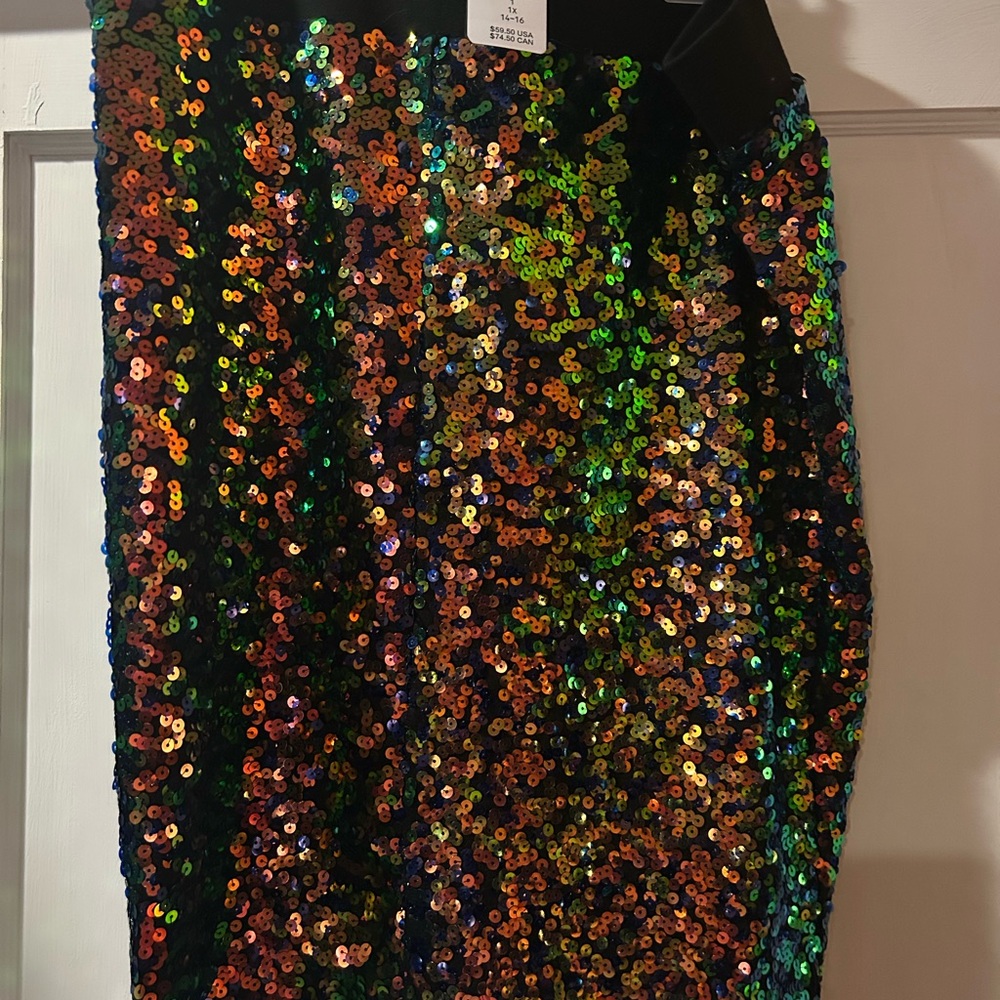 Sequin Multicolor Skirt